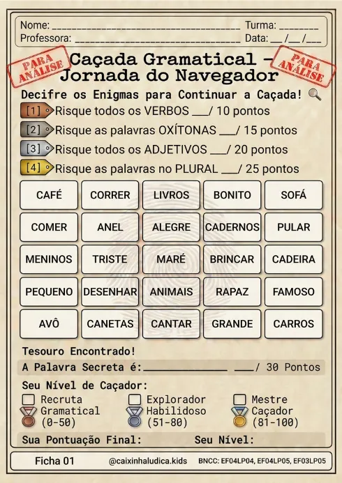 Ficha Navegador Colorida